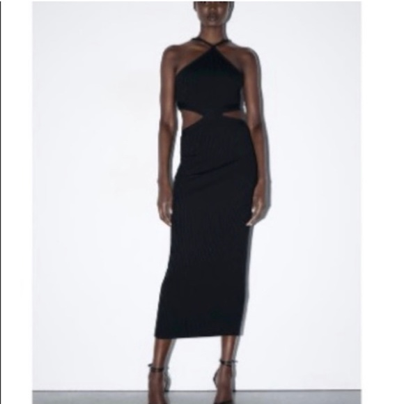 Zara Black Maxi Dress - Picture 1 of 2